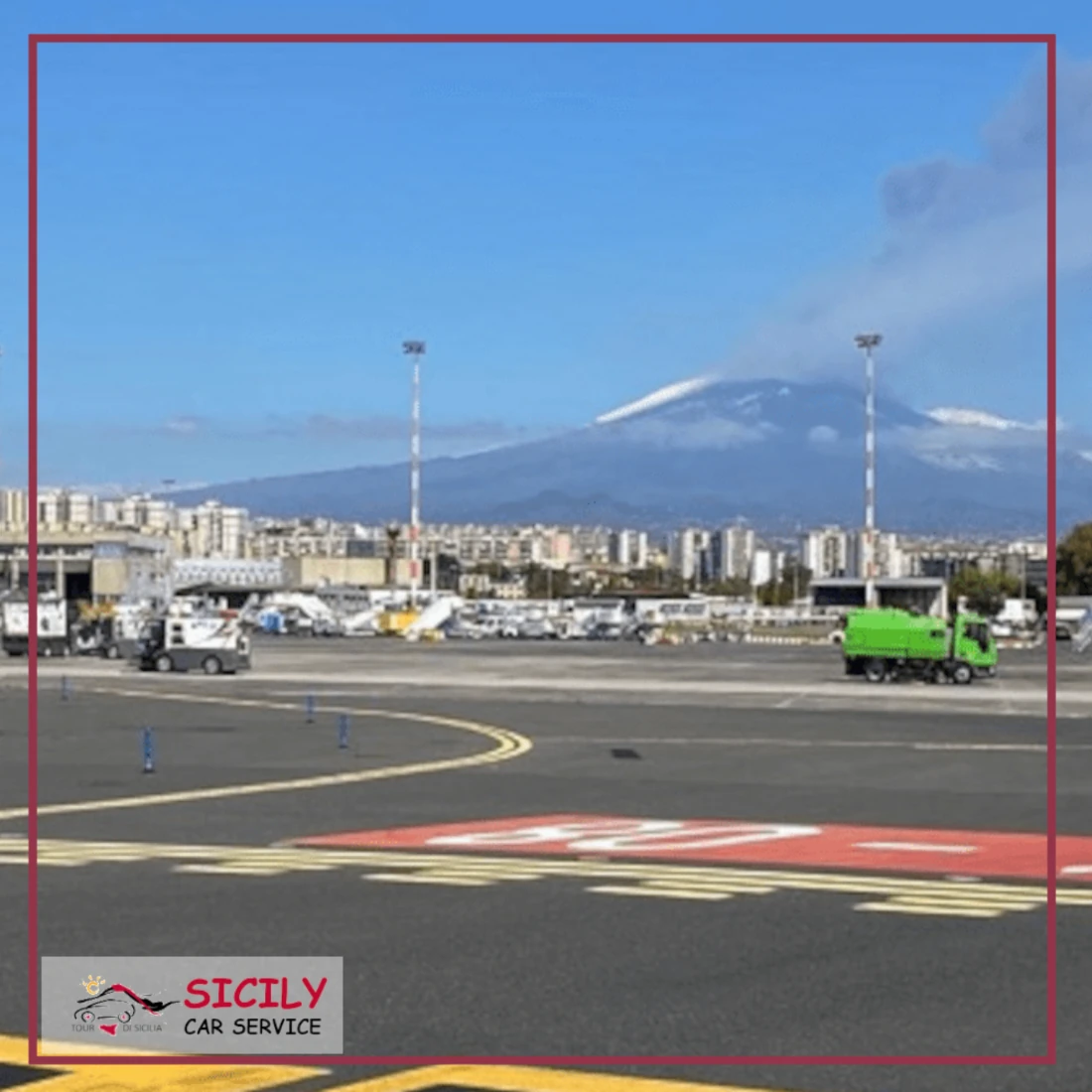 From Taormina to Catania Airport with a Chauffeur-Driven Car